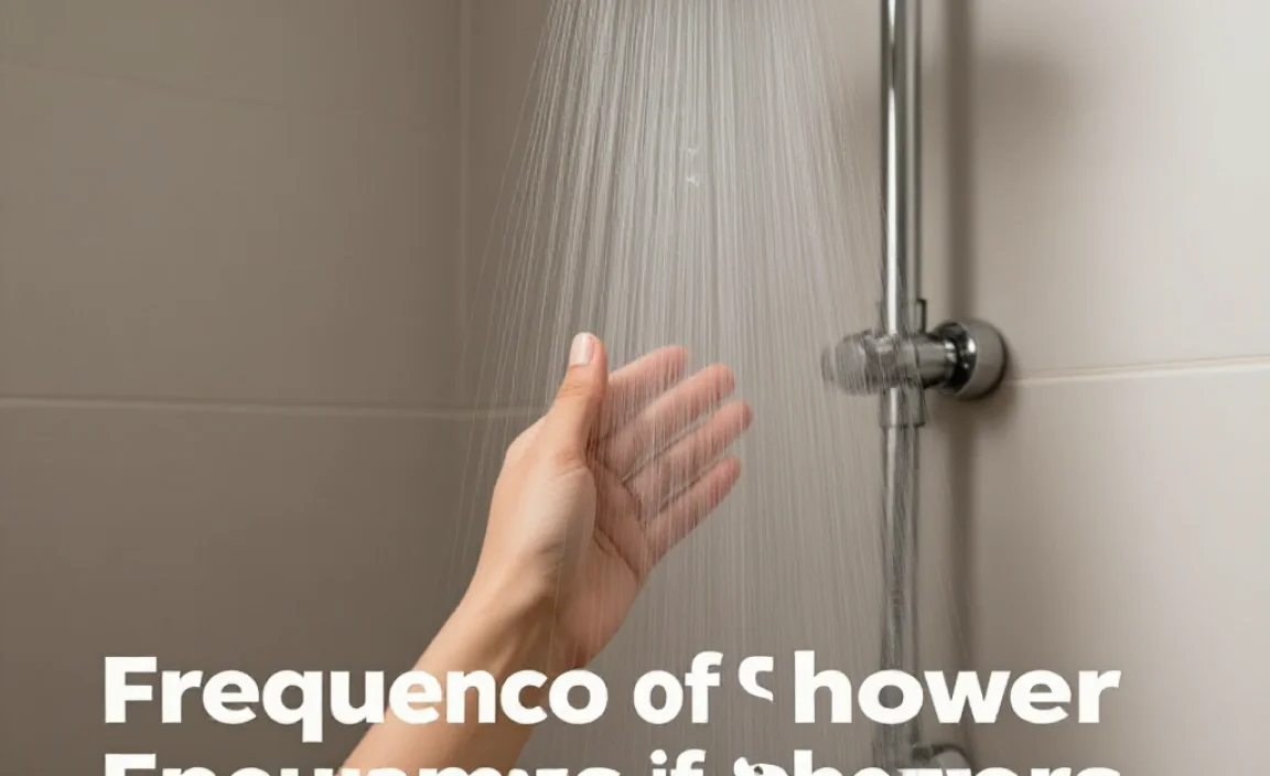 Frequency of Showers in Indian Households