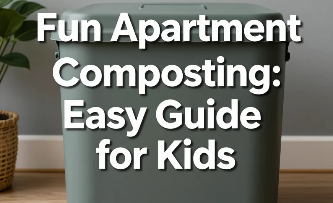 Fun Apartment Composting: Easy Guide for Kids