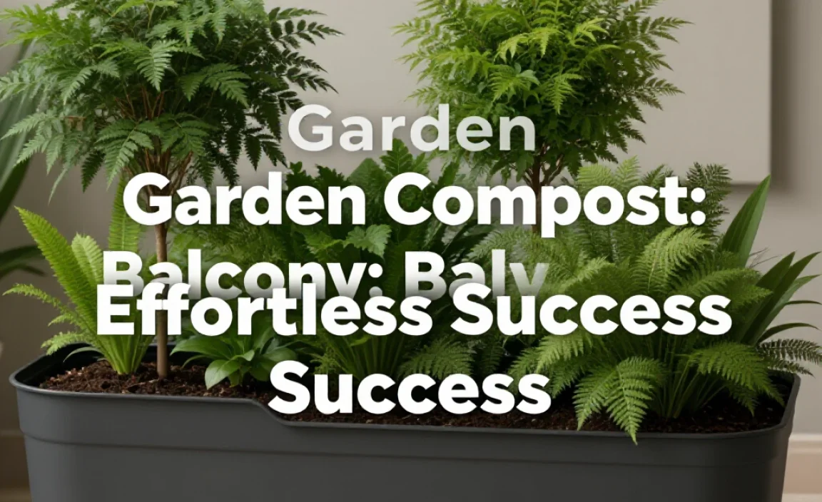 Garden Compost Balcony: Effortless Success