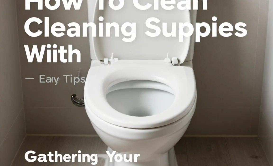 Gathering Your Cleaning Supplies