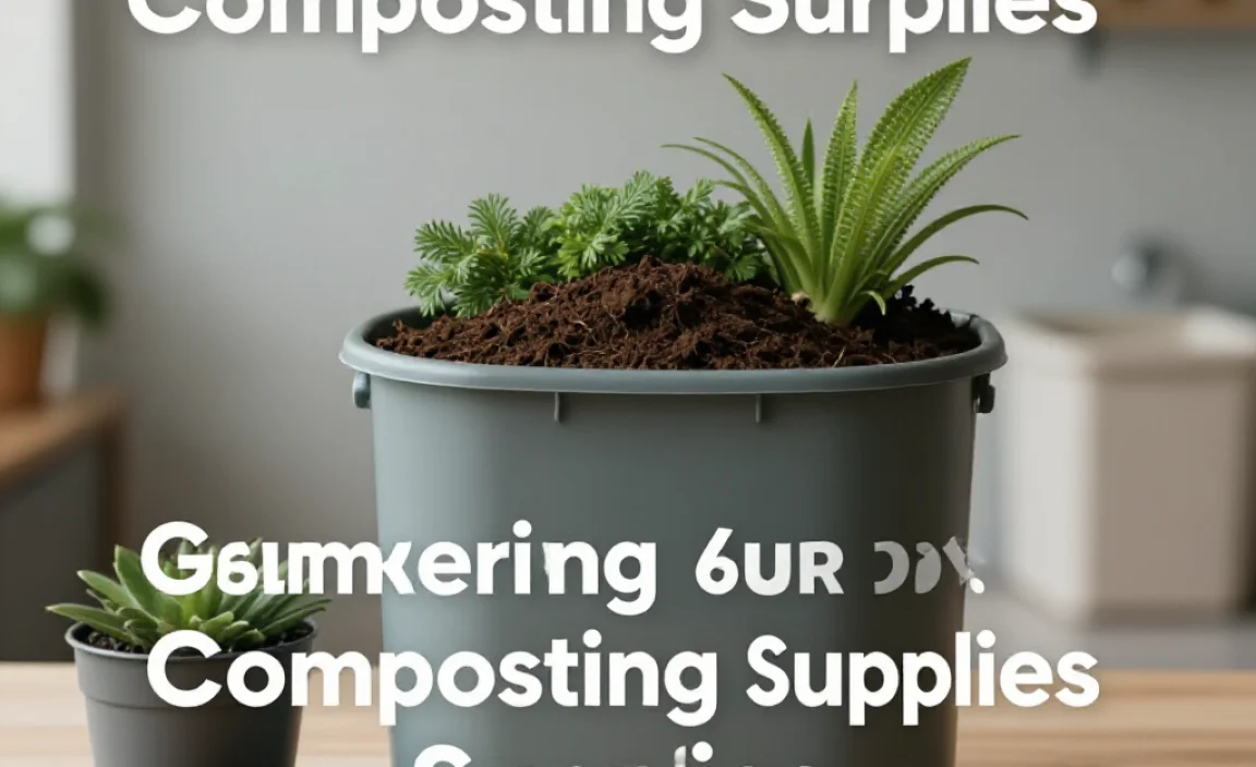 Gathering Your Office Composting Supplies