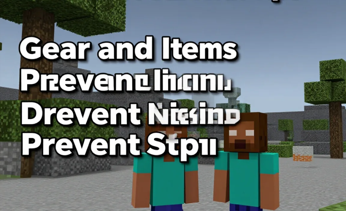 Gear and Items to Prevent Sinking