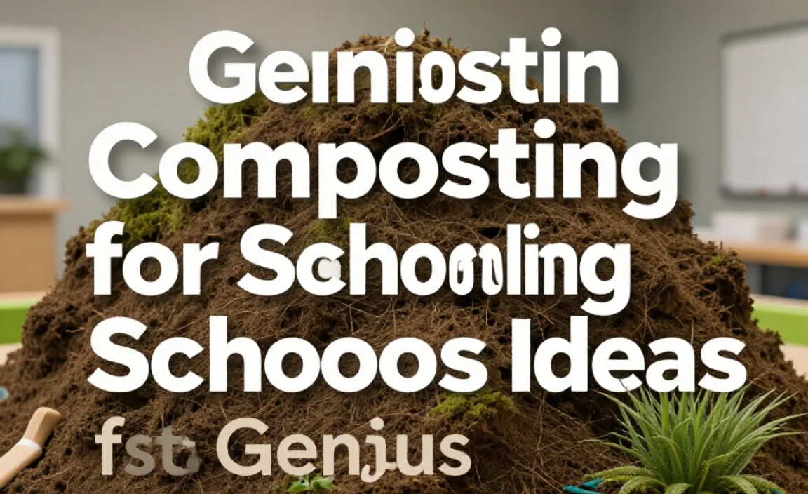 Genius Composting for Schools Ideas