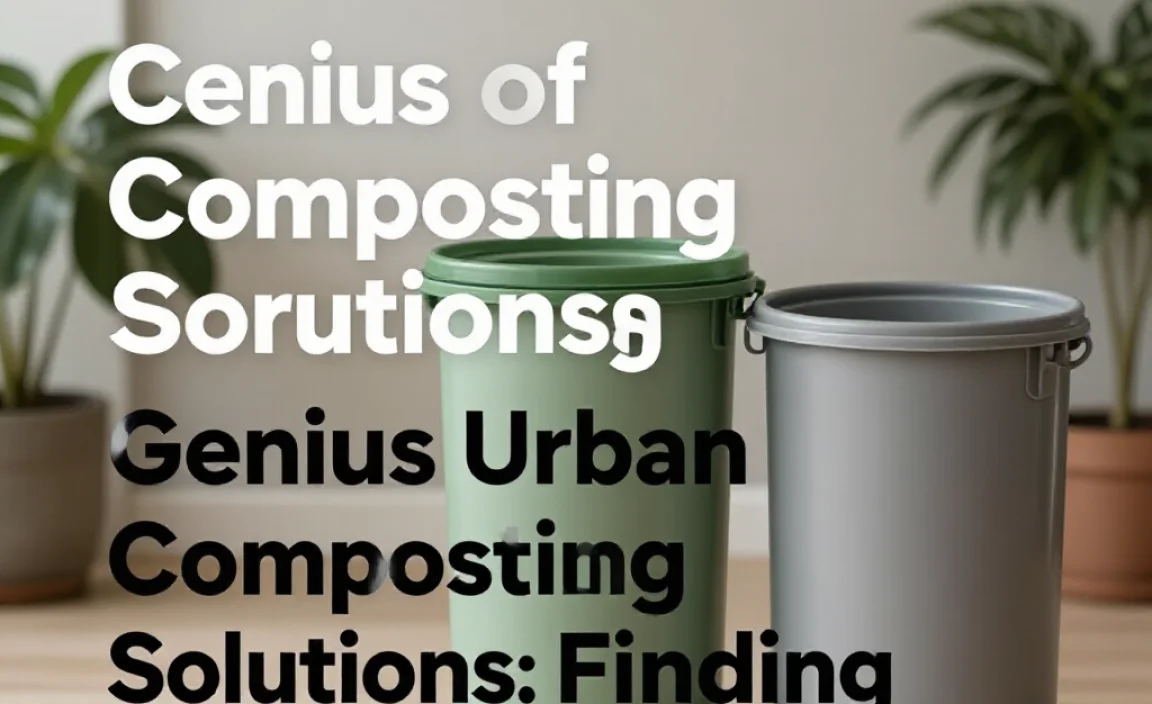 Genius Urban Composting Solutions: Finding Your Perfect Fit