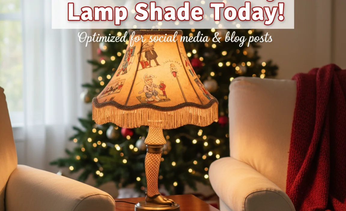 Get The Perfect A Christmas Story Lamp Shade Today!