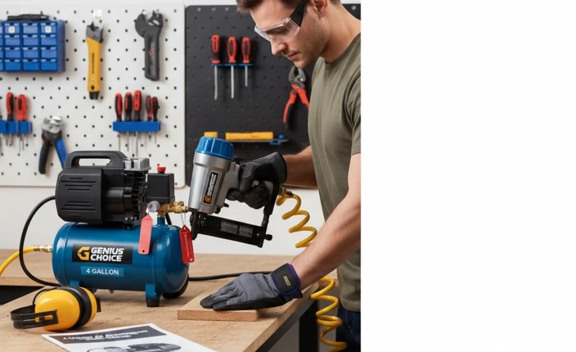 Getting Started: Using Your New 4-Gallon Air Compressor Safely