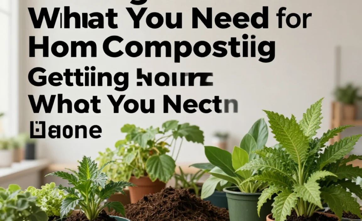 Getting Started: What You Need for Home Composting