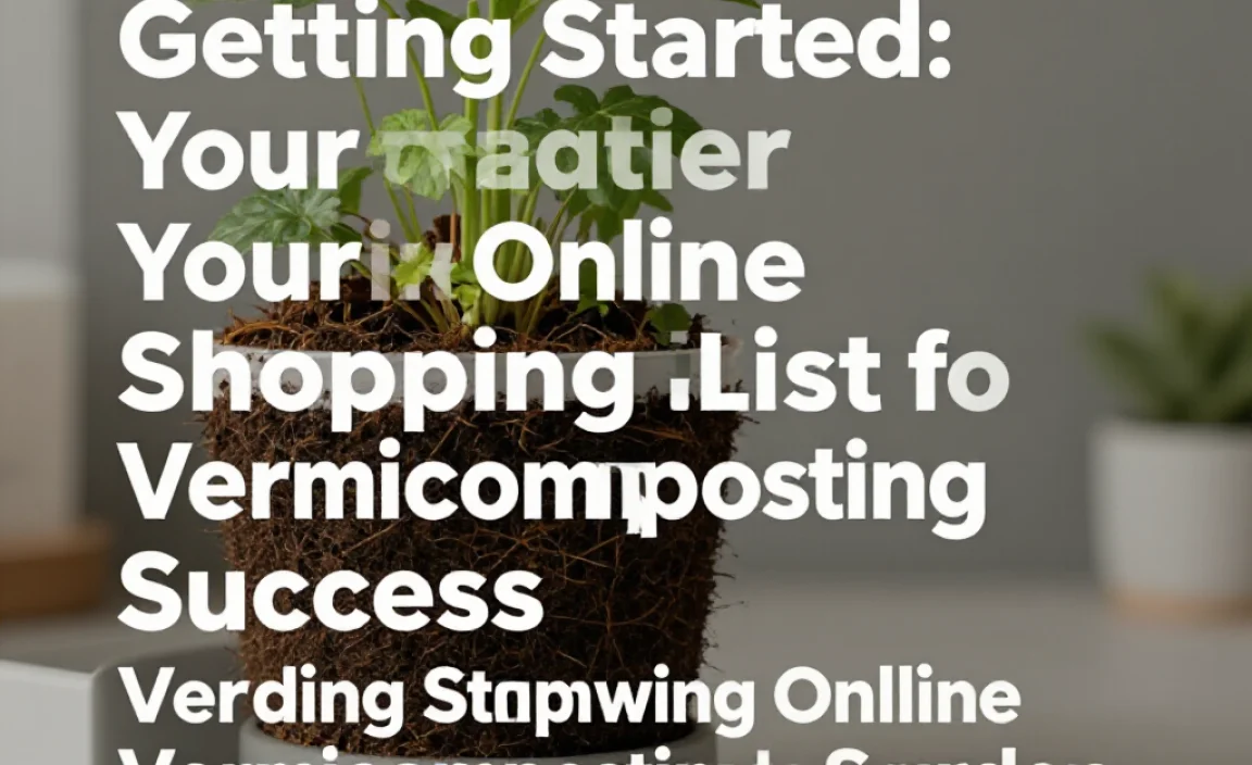 Getting Started: Your Online Shopping List for Vermicomposting Success
