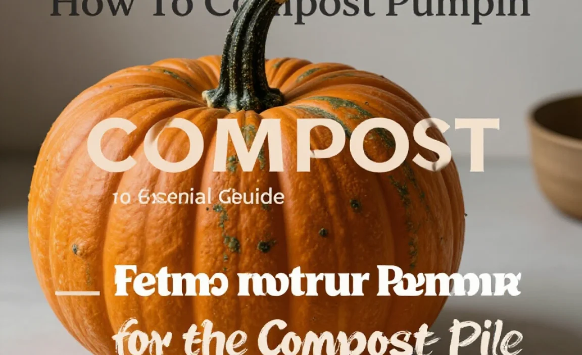 Getting Your Pumpkin Ready for the Compost Pile