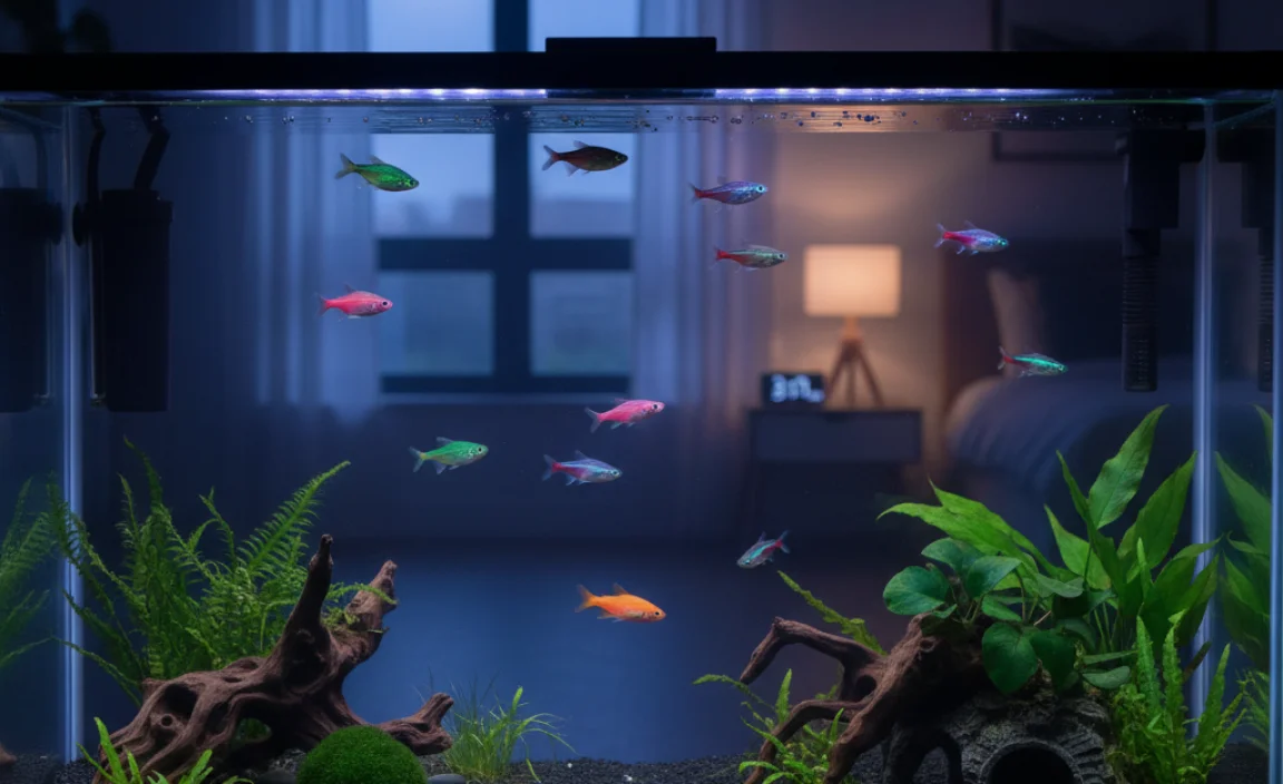 GloFish Care and Nighttime Environment