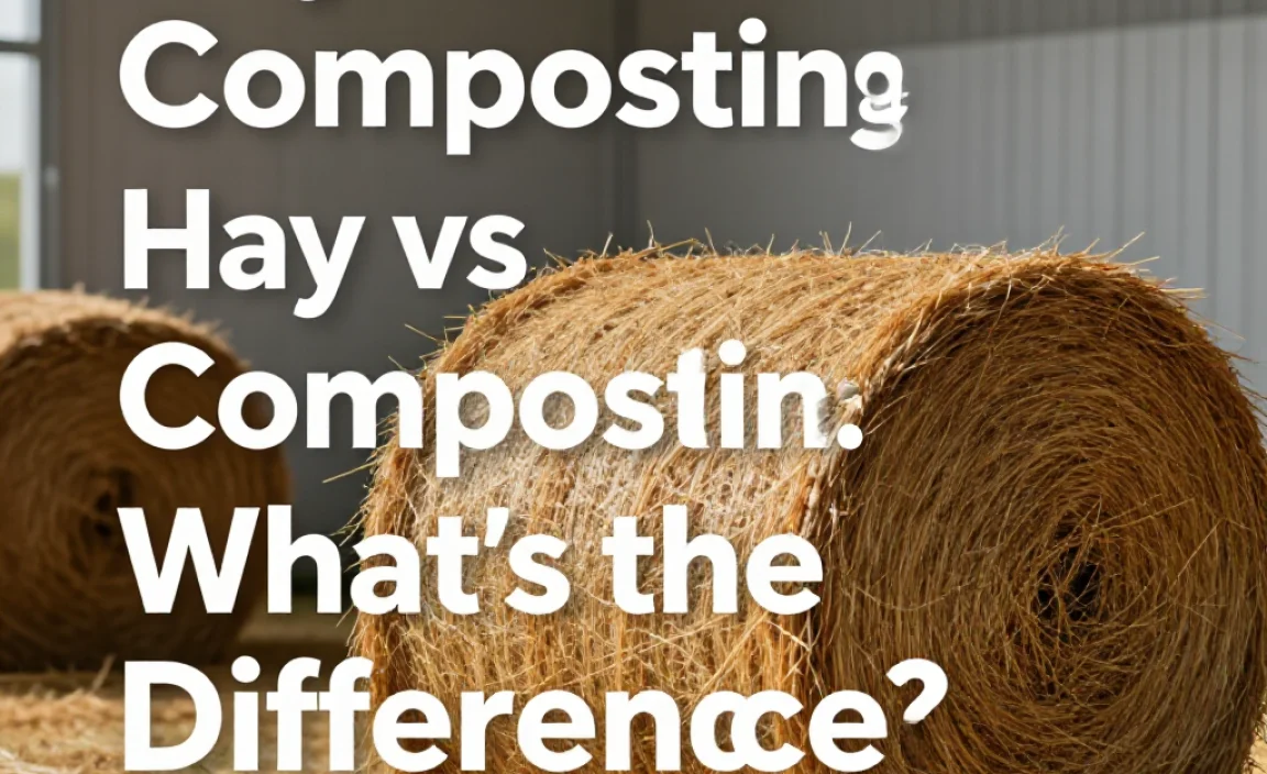 Hay vs. Straw for Composting: What&rsquo;s the Difference?