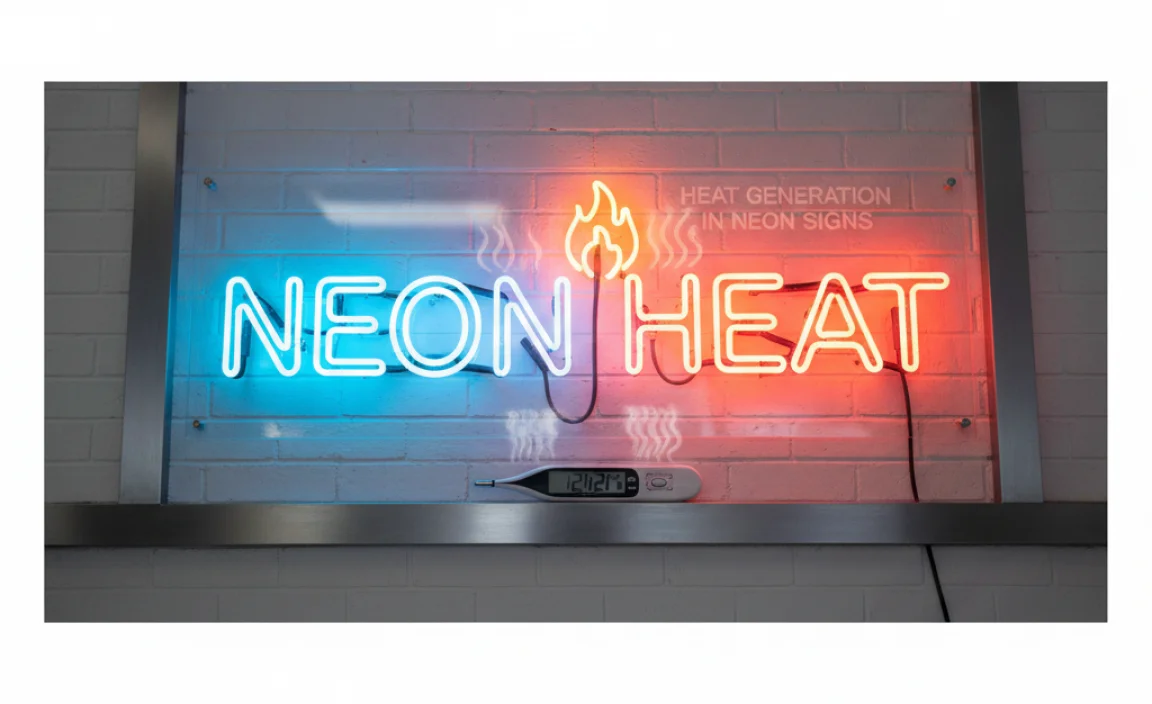 Heat Generation in Neon Signs