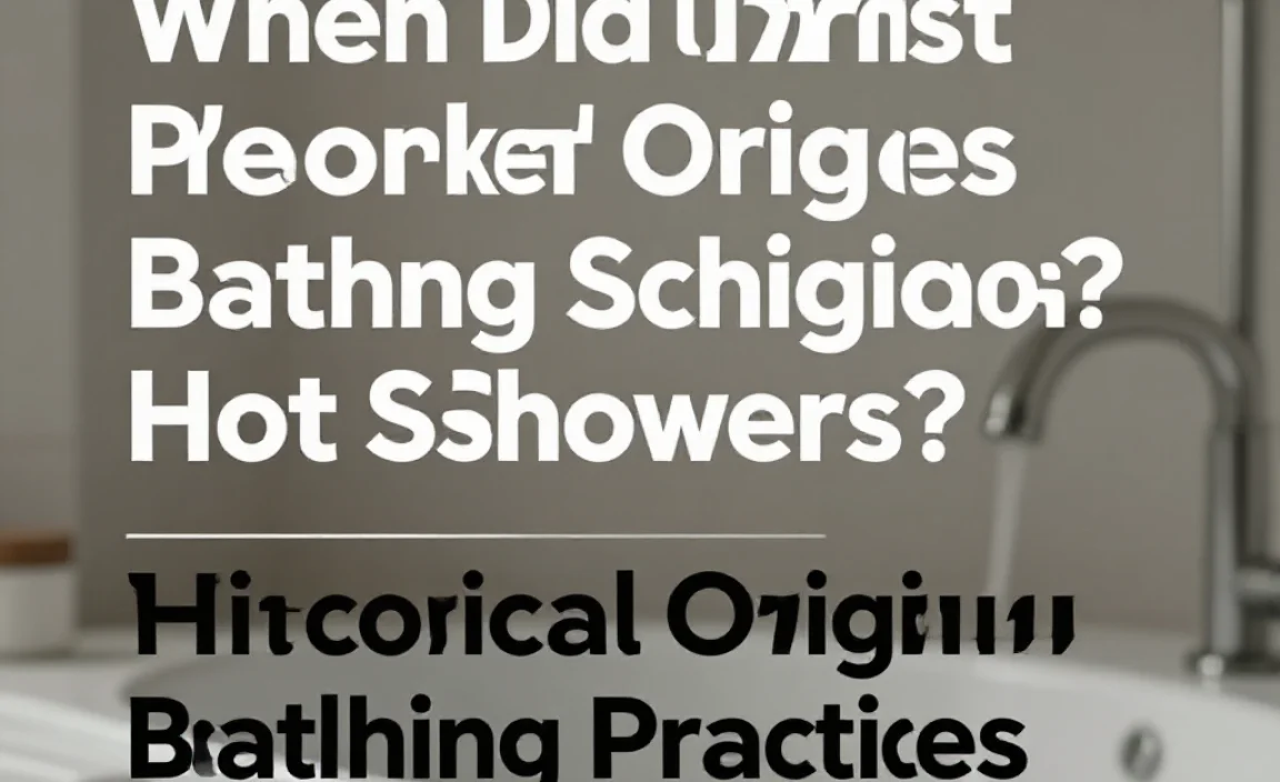 Historical Origins of Bathing Practices