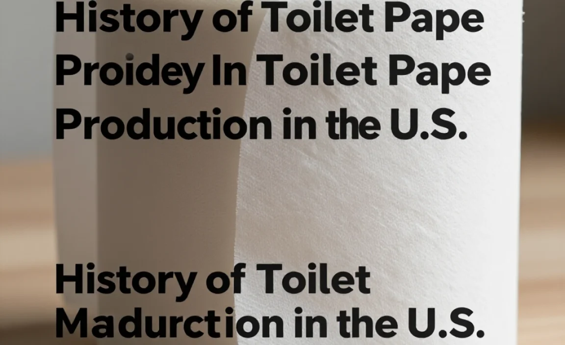 History of Toilet Paper Production in the U.S.