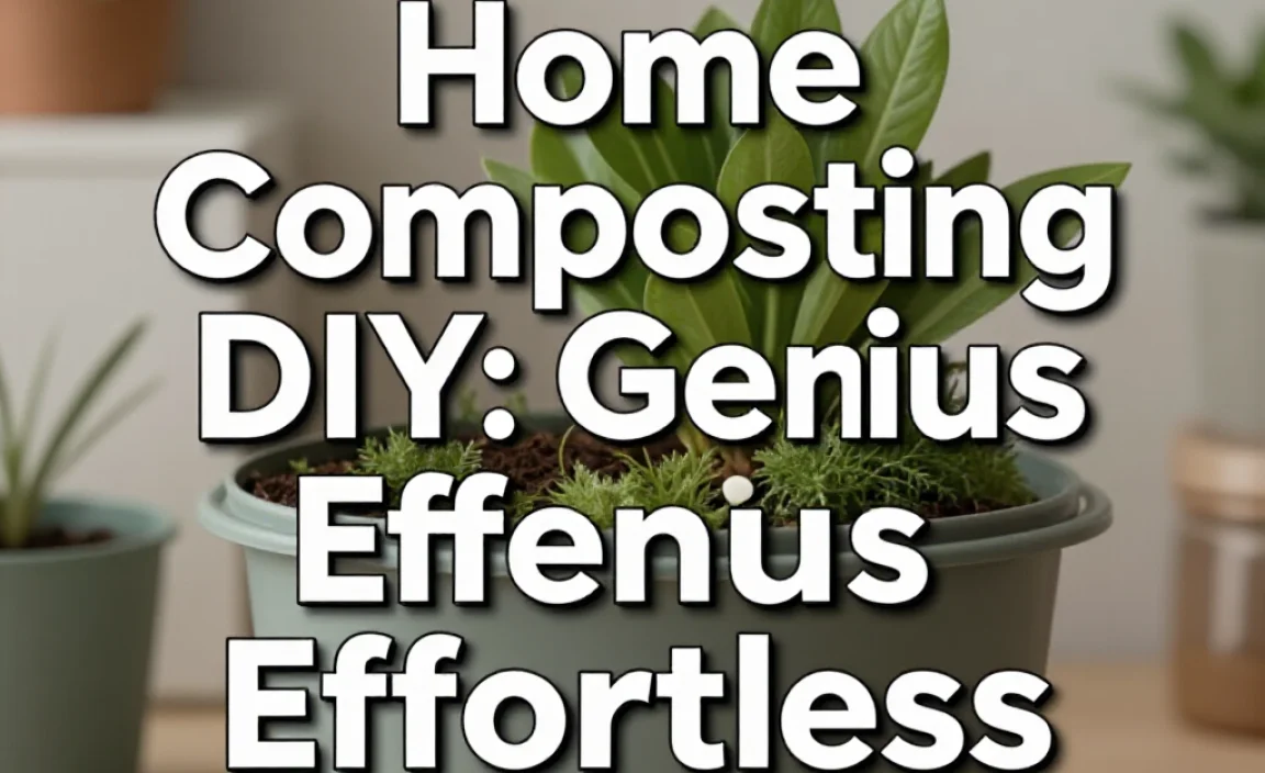 Home Composting DIY: Genius Effortless Guide