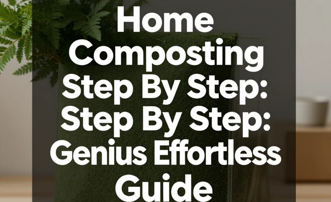 Home Composting Step By Step: Genius Effortless Guide