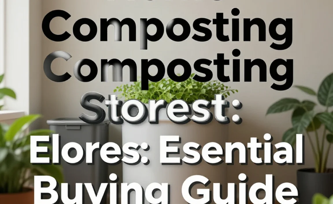 Home Composting Stores: Essential Buying Guide