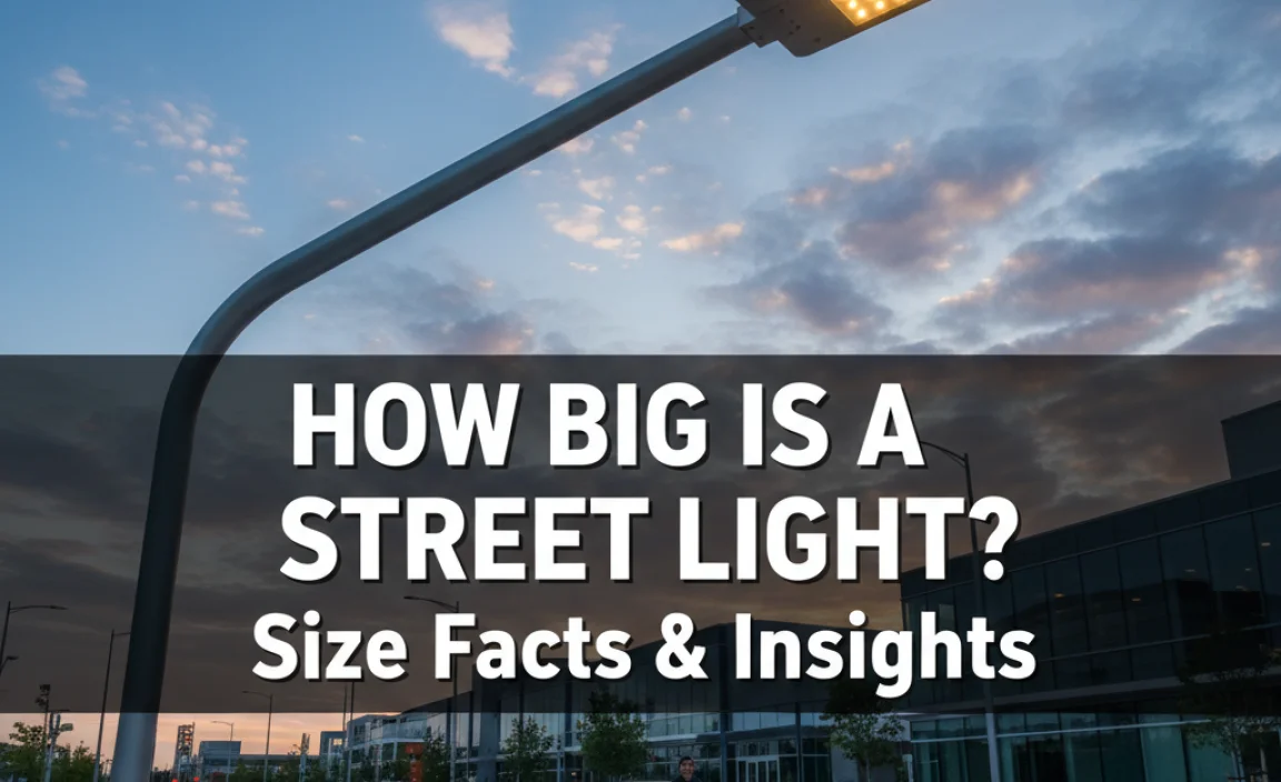 How Big Is A Street Light? Size Facts & Insights