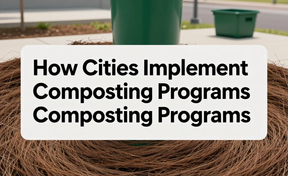 How Cities Implement Composting Programs