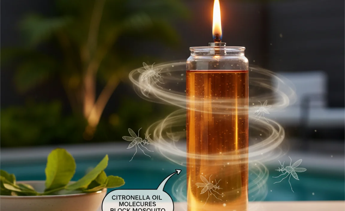 How Citronella Works as an Insect Repellent