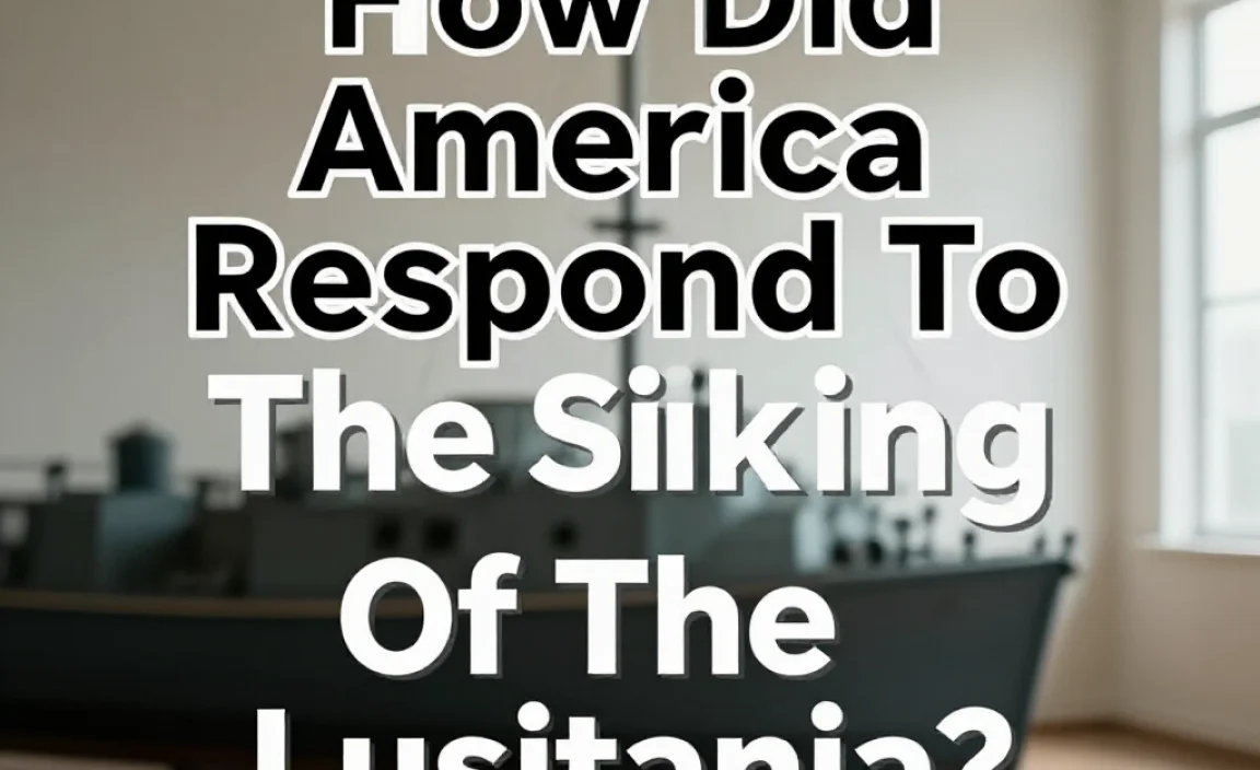 How Did America Respond To The Sinking Of The Lusitania?