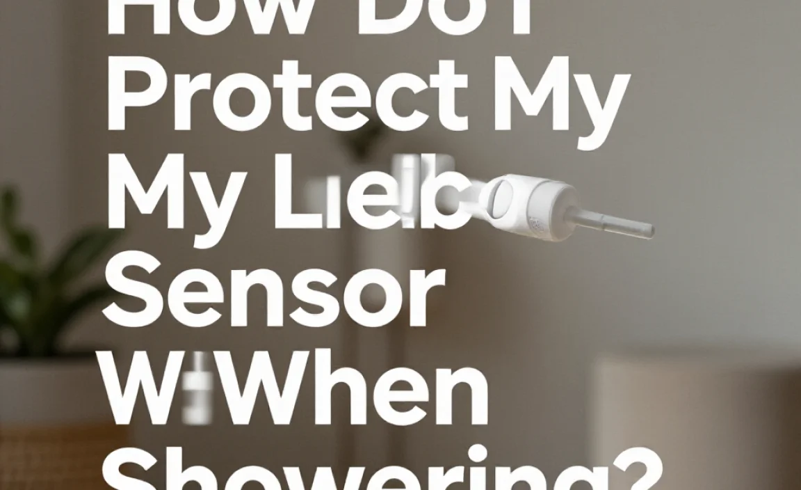 How Do I Protect My Libre Sensor When Showering?