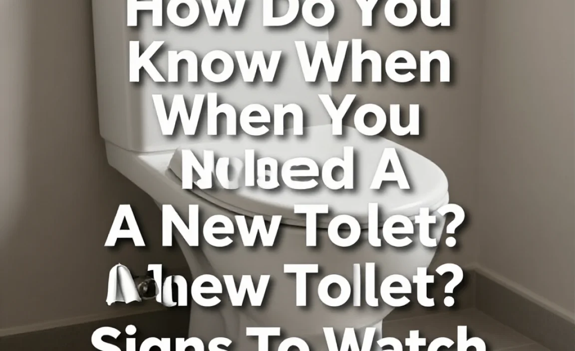 How Do You Know When You Need A New Toilet? Signs To Watch