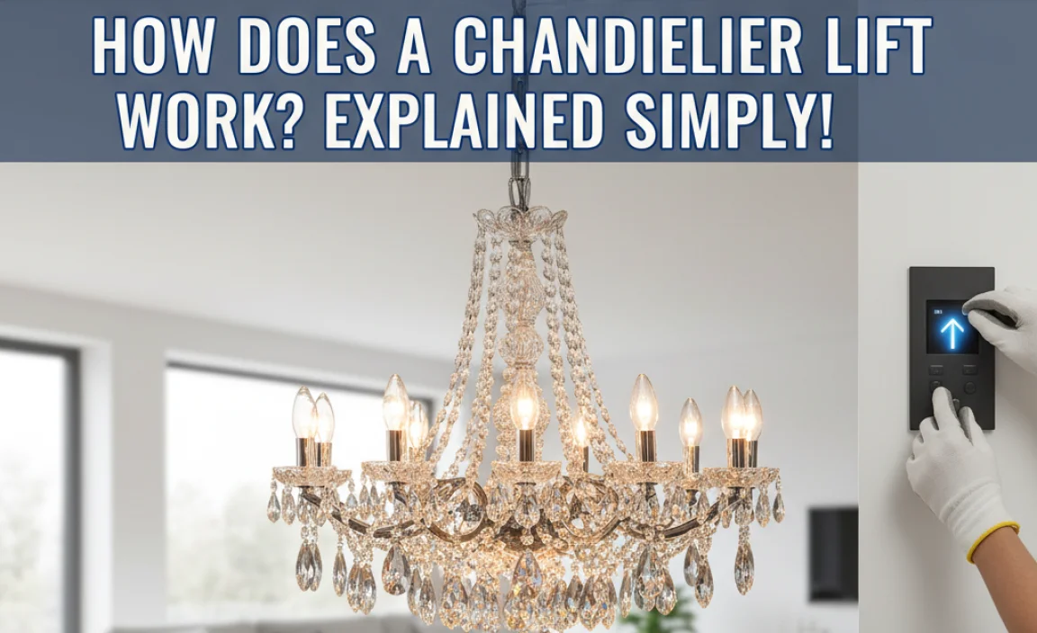 How Does A Chandelier Lift Work? Explained Simply!