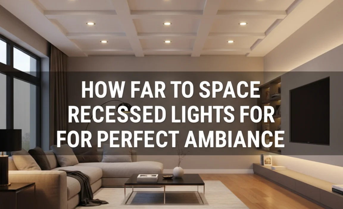 How Far To Space Recessed Lights For Perfect Ambiance
