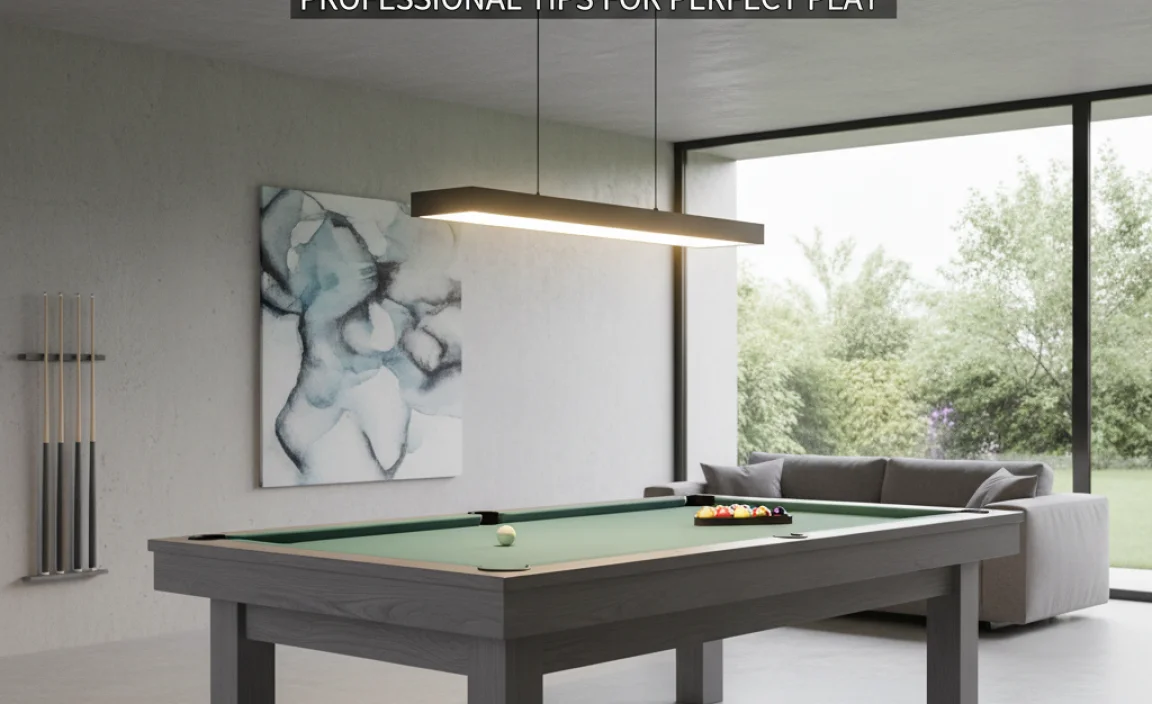 How High Should A Light Be Above A Pool Table?