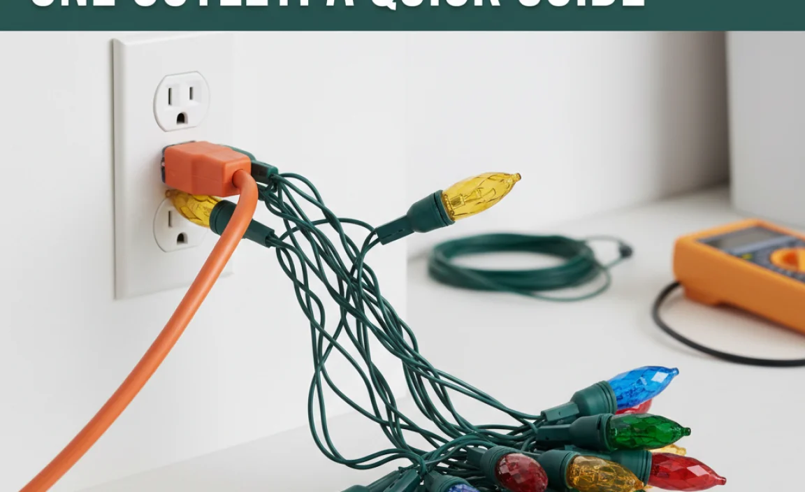 How Many C9 Led Bulbs On One Outlet: A Quick Guide