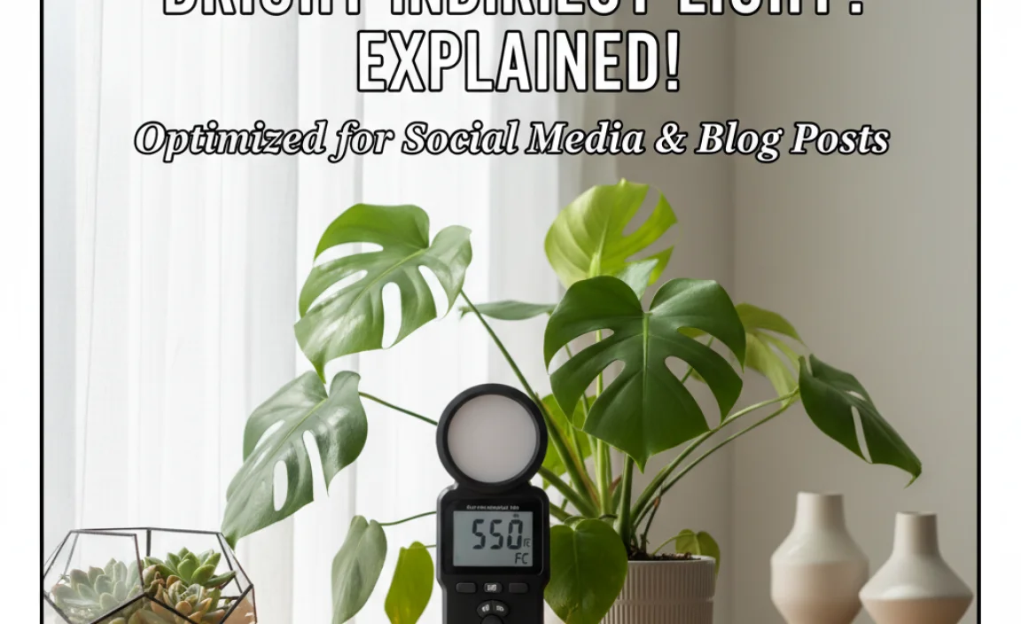 How Many Foot Candles Is Bright Indirect Light? Explained!