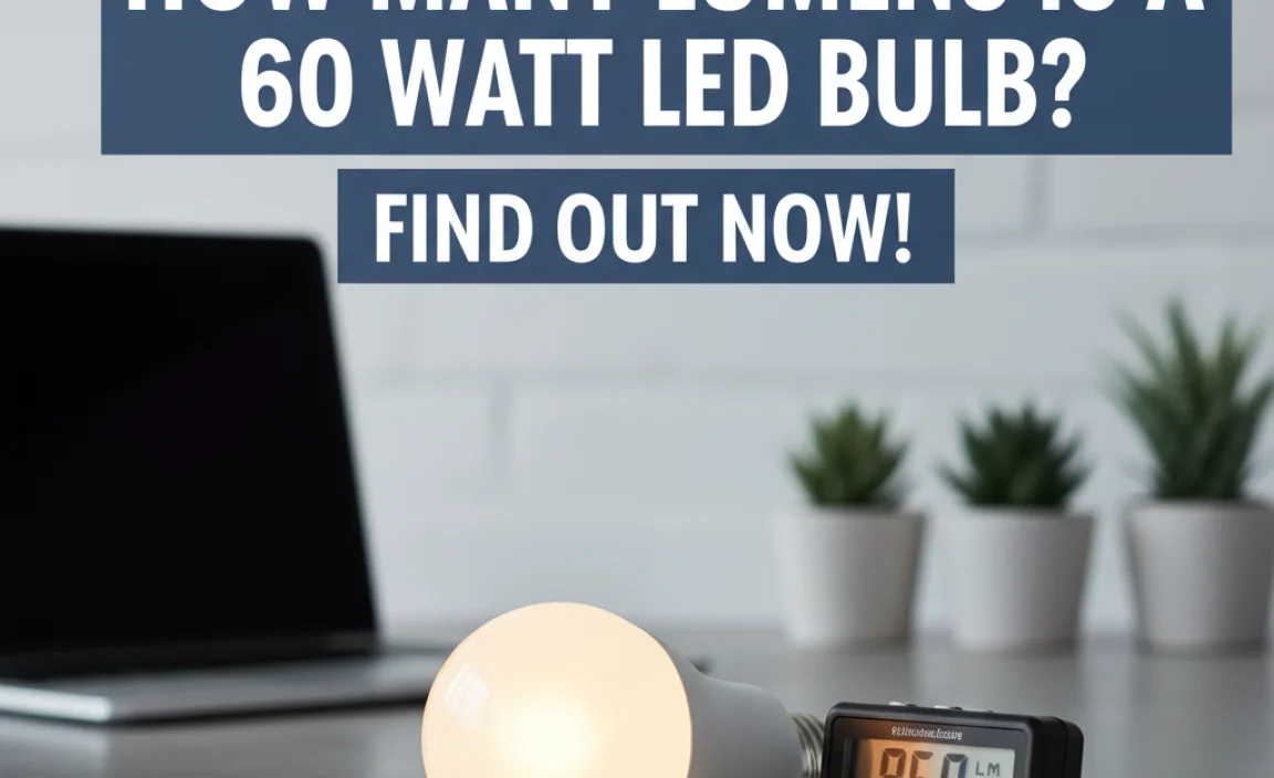 How Many Lumens Is A 60 Watt Led Bulb? Find Out Now!