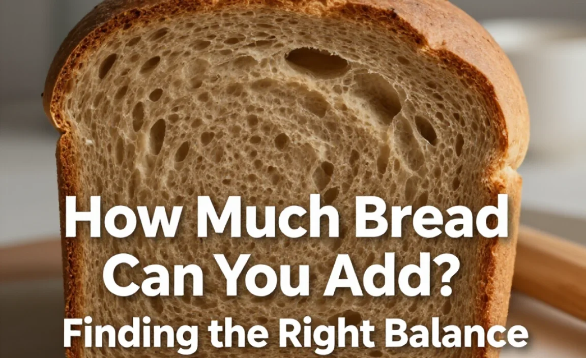 How Much Bread Can You Add? Finding the Right Balance
