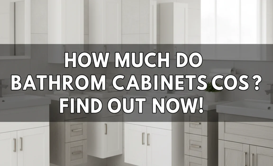 How Much Do Bathroom Cabinets Cost? Find Out Now!