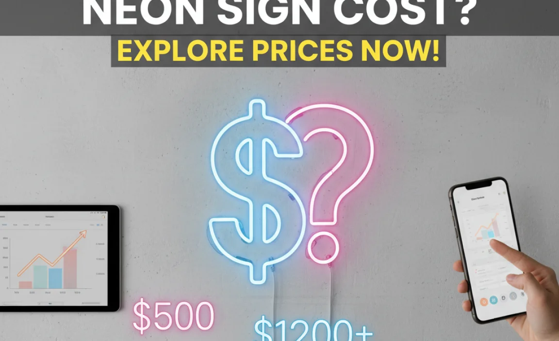 How Much Does A Neon Sign Cost? Explore Prices Now!