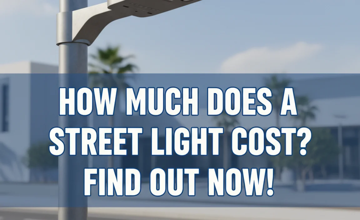 How Much Does A Street Light Cost? Find Out Now!