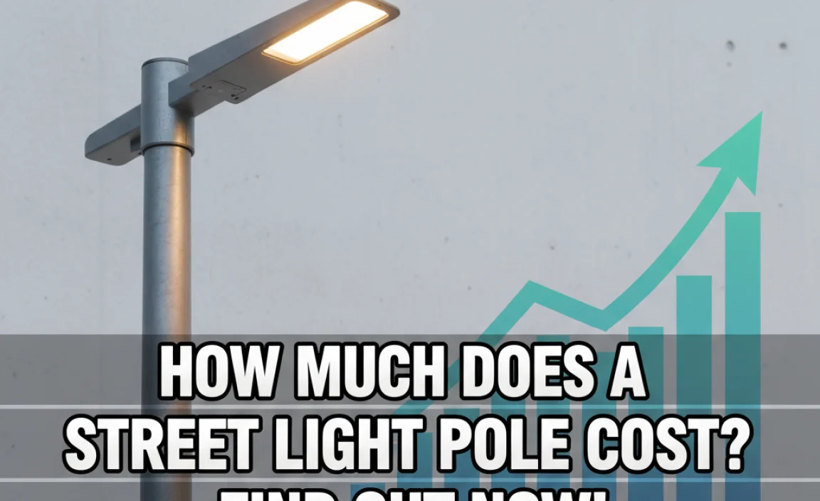 How Much Does A Street Light Pole Cost? Find Out Now!