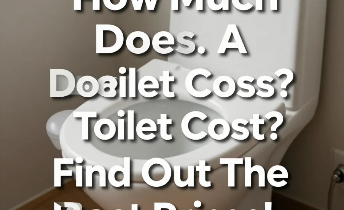 How Much Does A Toilet Cost? Find Out The Best Prices!