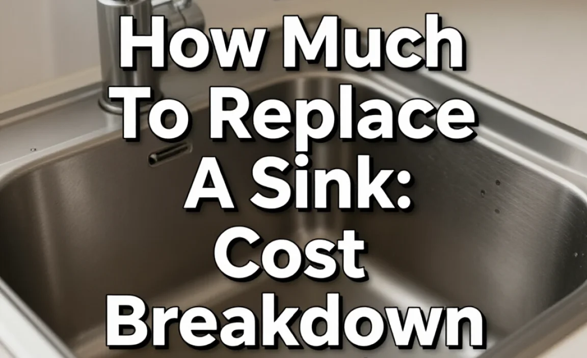 How Much To Replace A Sink: Cost Breakdown & Tips