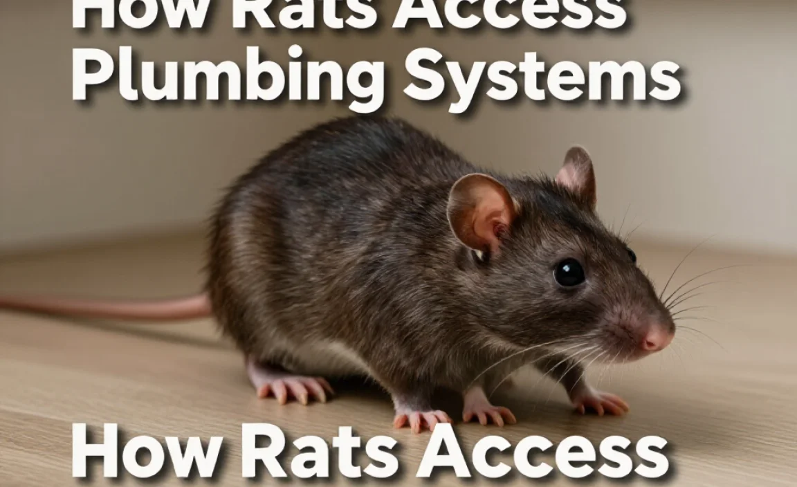 How Rats Access Plumbing Systems