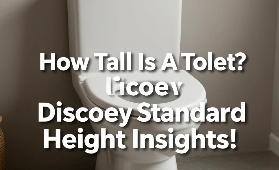 How Tall Is A Toilet? Discover Standard Height Insights!