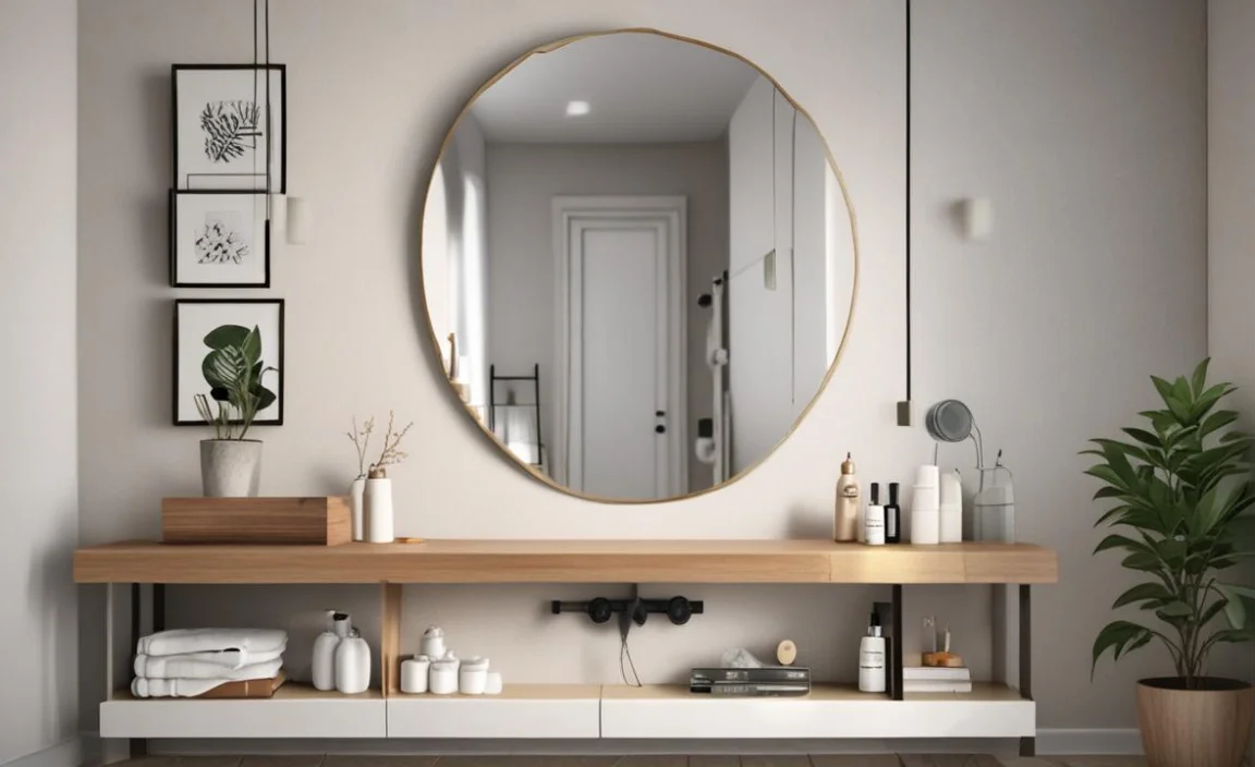 How to Add Frame to Bathroom Mirror: Easy DIY!