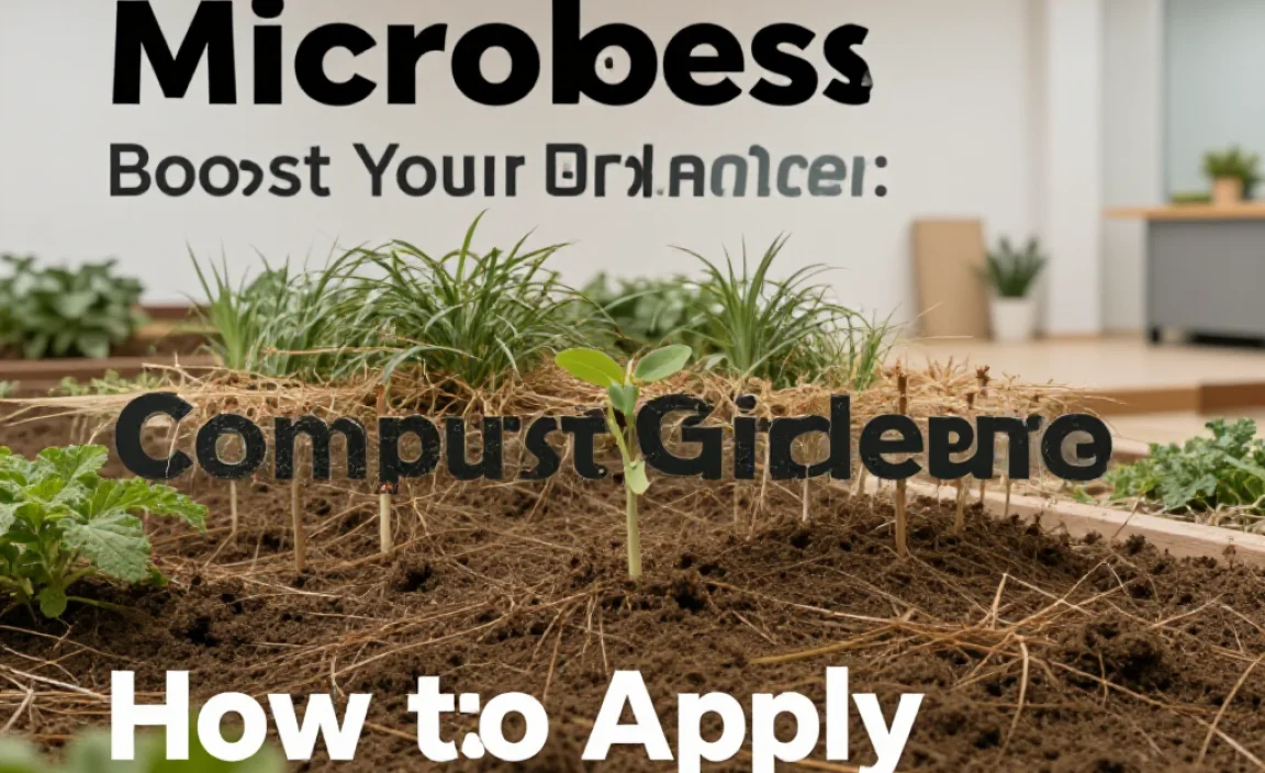 How to Apply Compost Microbes