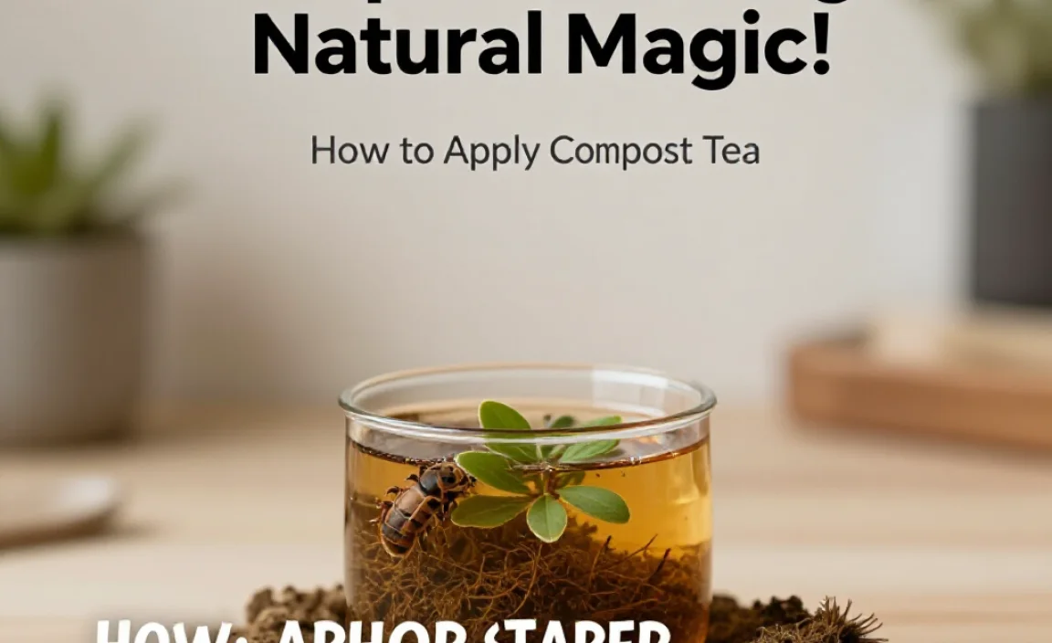 How to Apply Compost Tea
