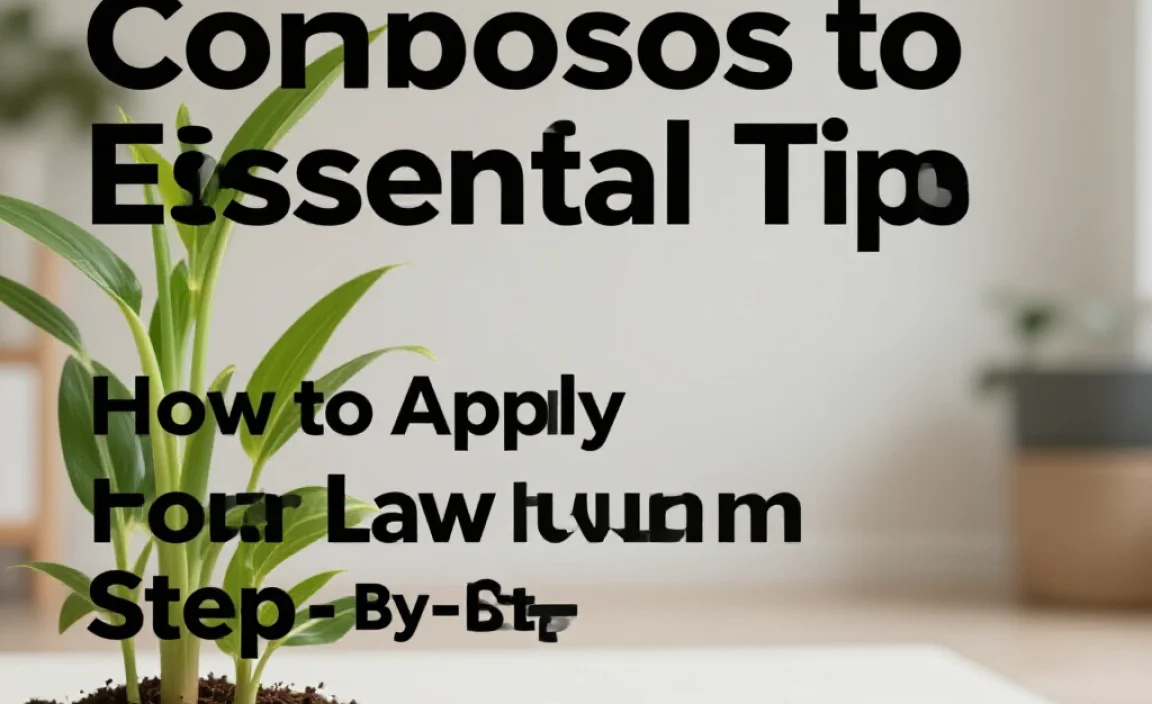 How to Apply Compost to Your Lawn: Step-by-Step