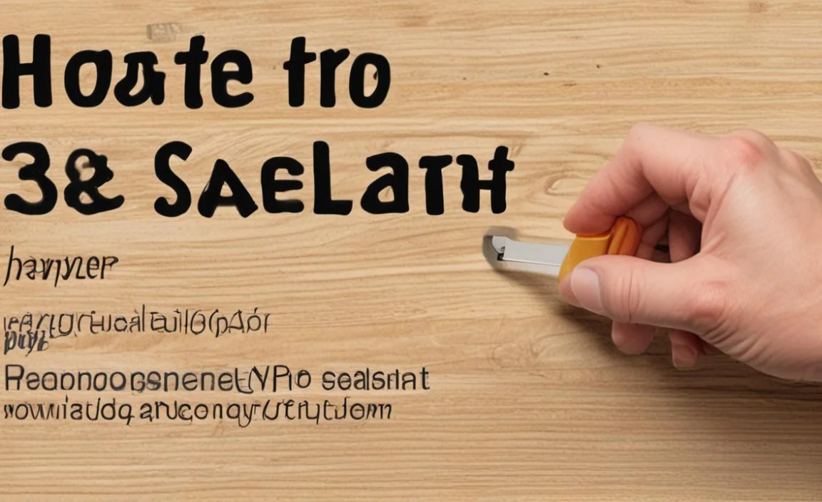 How to Apply Wood Sealant: Easy Pro Guide