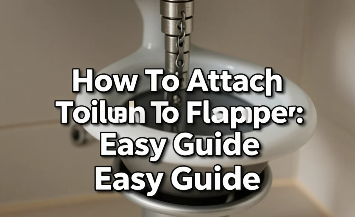How To Attach Toilet Chain To Flapper: Easy Guide