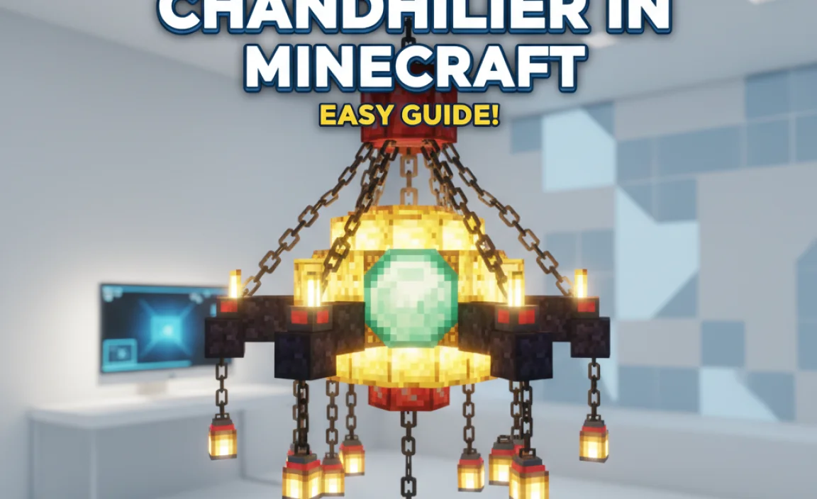 How To Build A Chandelier In Minecraft: Easy Guide!