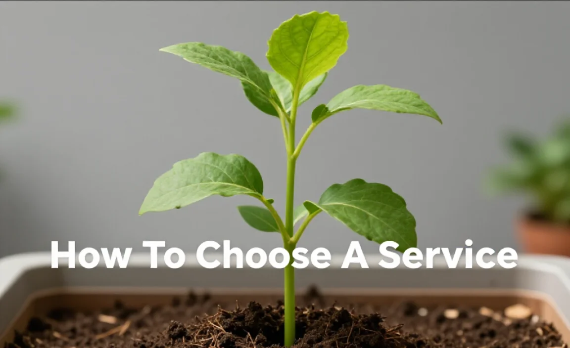 How To Choose A Service